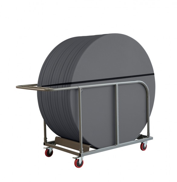 AF Round Table Trolley Shark Grey